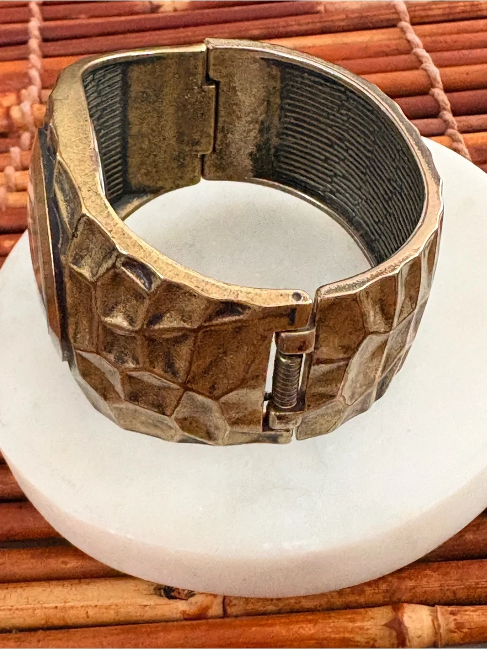 Chico's Bronze Bangle  Women's Watch Needs Battery